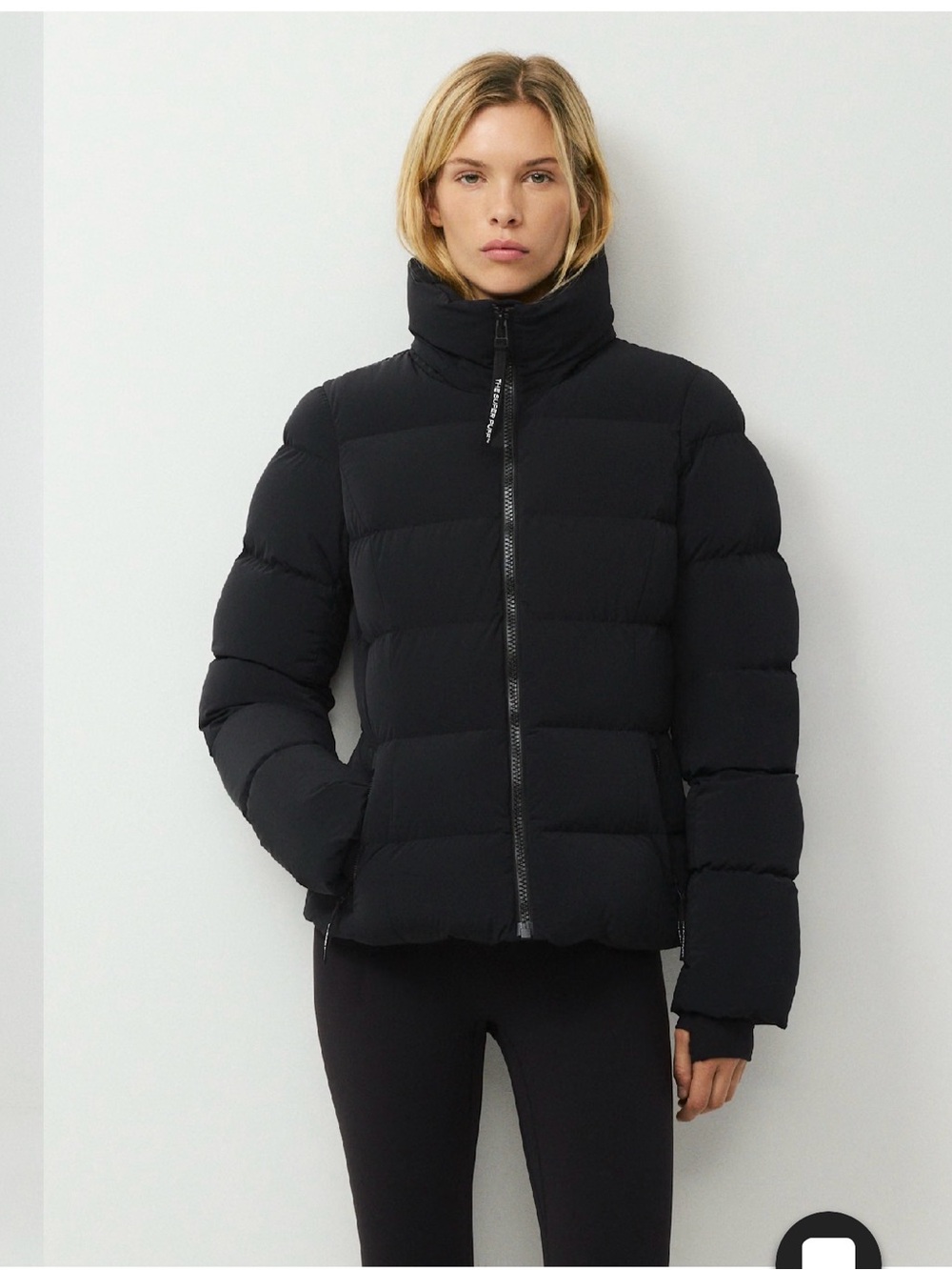 Aritzia SuperSnug Puff in Black